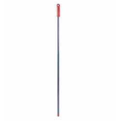 AES291-R Ручка для держателя мопов, 140 см, d=23,5 мм, анодированный алюминий, красный 