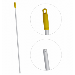AND201-Y Ручка для держателя мопов, 140 см, d=23,5 мм, анодированный алюминий, желтый