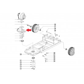 Рулевой зубчатый полумесяц для ArtRed AR-X8 1001820 