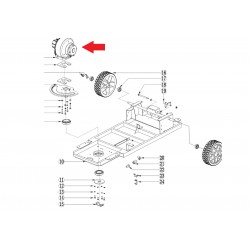 3010150 Мотор-колесо для ArtRed AR-X8